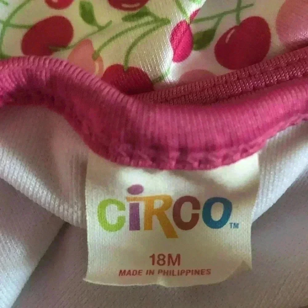 Circo Pink Cherries One Piece 18M